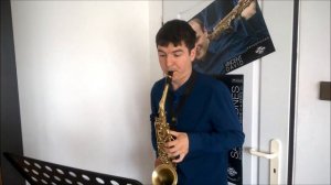 Lukáš Kolek saxophone, Jean-Marie Londeix Nouvelles Études Variées I