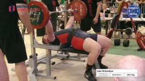 Luke Richardson - 1000.5 kg Total @ 21-Years-Old  - British Junior Classic Championships