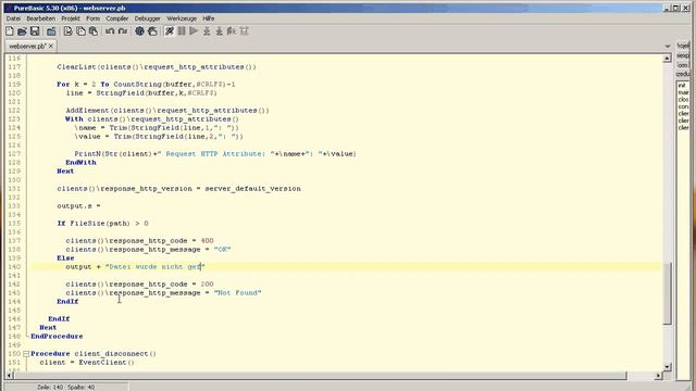 PureBasic: Webserver (Teil 3) (Tutorial) (Deutsch) смотреть онлайн