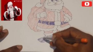 How To Draw Santa Claus | Christmas Santa Claus Drawing | Merry Christmas Drawing