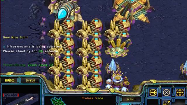 Starcraft: Broodwar -- UMS Desert Strike Night 2.63 Fixed 2v2 Zerg vs. Protoss Part 1/4 смотреть онлайн