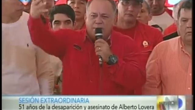 Diosdado Cabello y Earle Herrera en homenaje a Alberto Lovera смотреть онлайн