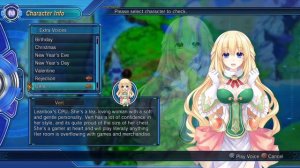 Megadimension Neptunia VII Vert's Bonus English Voice Clips