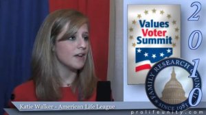 Katie Walker of American Life League at Values Voters Summit 2010