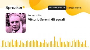 Vittorio Sereni: Gli squali