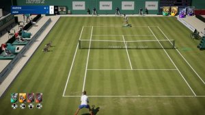 Tennis World Tour 2 - Gustavo Kuerten vs Marat Safin - PS4 Gameplay