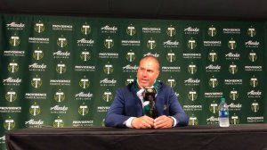 Timbers coach Giovanni Savarese talks about Portland's victory over Minnesota