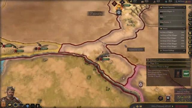 Fallen Eagle CK3 - 48 - War without battle смотреть онлайн