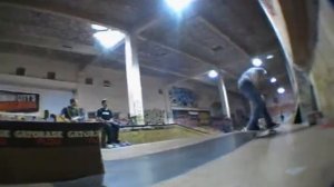 Charmcity team rider Brett White skating in the Thomas Knight Bump2BarBQ at Charm