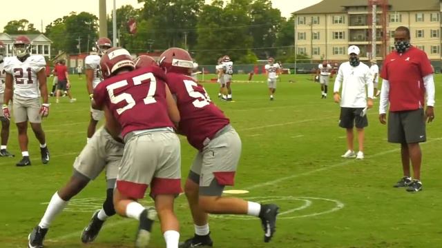Watch Alabama Football practice: Dylan Moses, Brian Robinson, Mac Jones, and Bryce Young смотреть онлайн