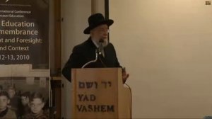 Rabbi Israel Meir Lau, Chairman of the Yad Vashem Council