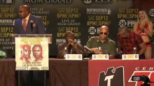 Floyd Mayweather vs  Andre Berto  Kickoff Press Conference   Thursday, August 6th