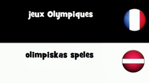 TRADUCTION EN 20 LANGUES = jeux Olympiques