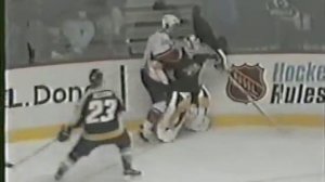 Tomas Vokoun vs Jarome Iginla - Rough & Calgary Flames vs Nashville Predators Mini-Brawl 2003