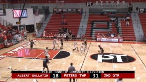 Peters Township High School Boys Basketball vs. Albert Gallatin - December 10, 2021.