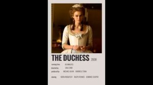 Soundtracks I love 0490 - The Duchess by Rachel Portman