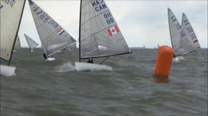 Day 1 of the 2014 Finn Silver Cup 2014 in Hoorn