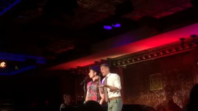 Nick Adams & Jason Michael Snow - Gaston (Beauty & the Beast) @54 Below Broadway Villians Party смотреть онлайн