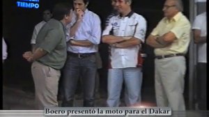 Martínez Boero presentó su moto para el Dakar 2012 - Tercer Tiempo