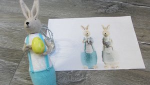 Пасхальный кролик амигуруми. Вяжем вместе. Пасхальный интерьер