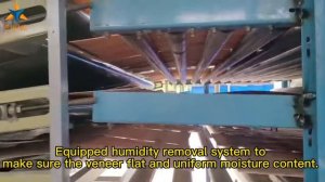 High efficiency 4 deck veneer dryer