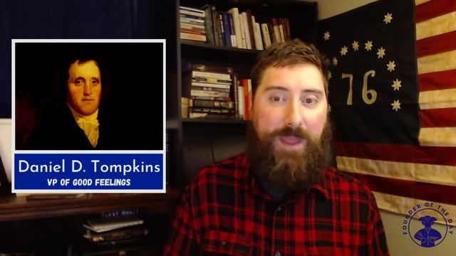 VP Daniel D. Tompkins Drinks Himself To Death