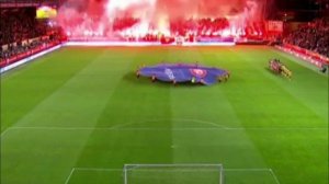 Brann pyroshow mot lillestrøm