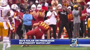 ISU's Kolar on Preseason Biletnikoff Watch List