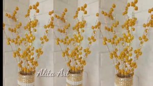 2 Design Foamiran Flowers & Vases | Corner Flower | Bunga Foam