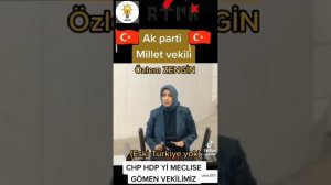 ak parti millet vekili özlem zengin chpkk yi yerin dibine soktu