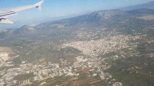 Take off from Athens (ATH), panoramic view of Athens & Attica , Aegean Airlines Airbus A320 - 5/201