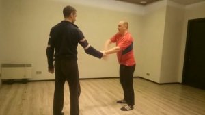 Отработка начала движения.  Показан изначальный вектор движения.