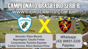 36 rodada do campeonato brasileiro da série B Londrina 2x1 sport Recife 22/10/22