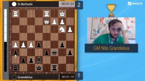 GM Nils Grandelius (SWE) vs GM Iván Salgado (ESP) | Banter Series | Qualifier G | Day 1