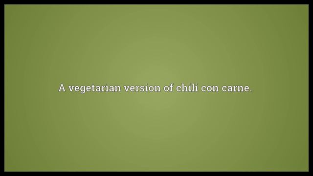 Chili sin carne Meaning смотреть онлайн