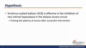 Redefining Vascular Treatment Strategy for Arteriovenous fistula and Arteriovenous Graft - CX 2021