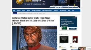 Worf's Back In Unofficial CGI Trek! Michael Dorn's Tweets