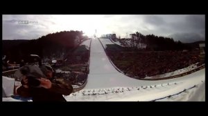 Andreas Goldberger Bergisel helmet camera jump - Kamerasprung am Bergisel