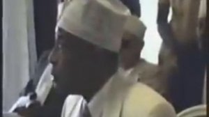 Le président Ahmed Abdallah Abderemane s'adresse aux cadres