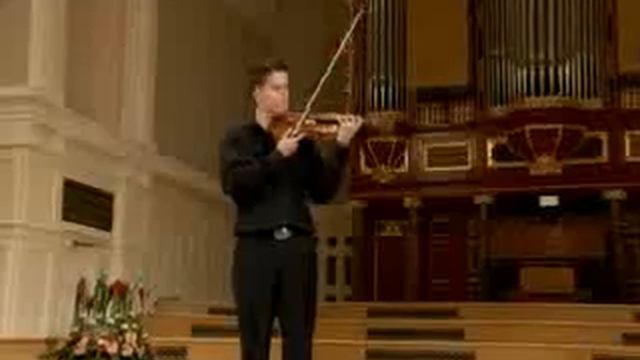 Mateusz Smól plays at 14th International Henryk Wieniawski Violin Competition 2011 Stage 1