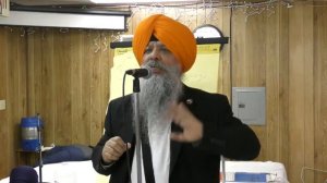 Dr.Amarjit Singh Addressing Representatives Of East Coast Gurudwaras In Gurdwara Singh Sabha VA