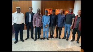 Peter Obi in London with Wike, Obasanjo, Duke & others.