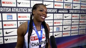 Asha Philip - Women's 60m Final - SPAR British Athletics Indoor Championships