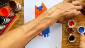 РИСУЕМ ТРИ КОТА/РИСУЕМ КОРЖИКА ПО ШАГАМ/ РИСУЕМ КРАСКАМИ /ДЛЯ ДЕТЕЙ