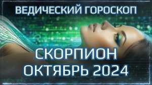 СКОРПИОН Джйотиш прогноз на ОКТЯБРЬ 2024  | Ведический гороскоп для Скорпиона на октябрь | Мата Сури