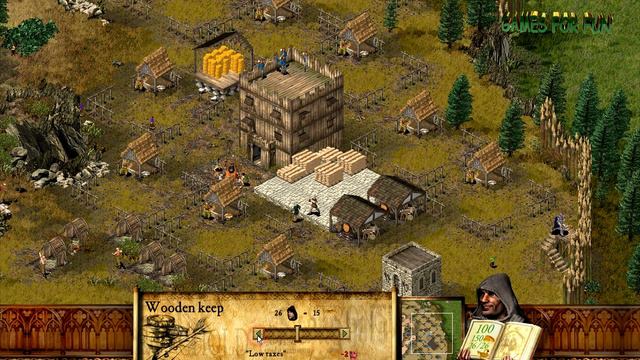 Stronghold HD gameplay - mission 4 military campaign walkthrough смотреть онлайн