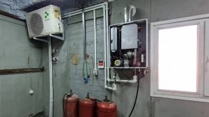 Схема подключения вулканов к газовому котлу DGB - 160 MSC Daewoo без тактования.