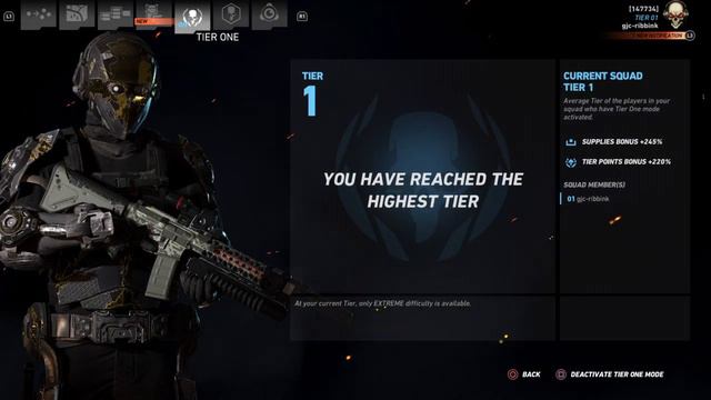 Tom Clancy's Ghost Recon® Wildlands_ghostmode 115% complete and reach tier 1 again