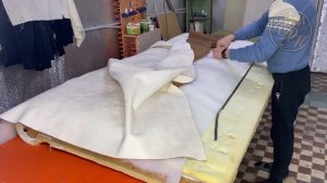 Перетяжка изголовья кровати