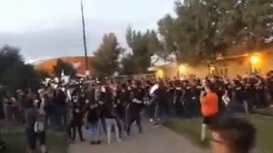 2019 Caprock homecoming parade mosh pit